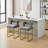 Upholstered 26'' Counter Stool with Metal Frame (Set of 2)-681237184-681283596