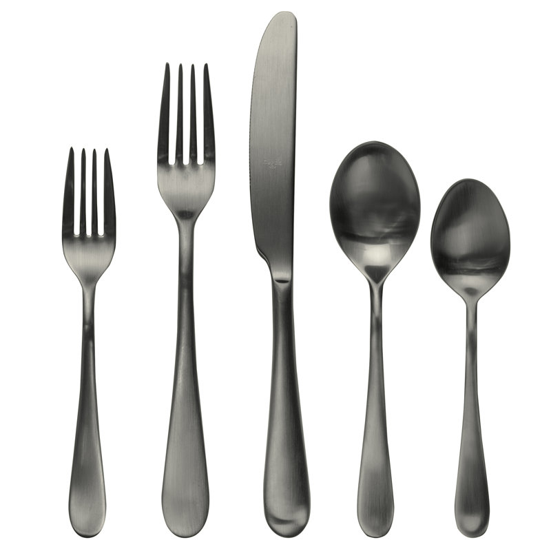 Natura Flatware Set, Gray
