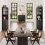 64.9" Tall Corner Cabinet With Glass Door-1871020906-1871020909