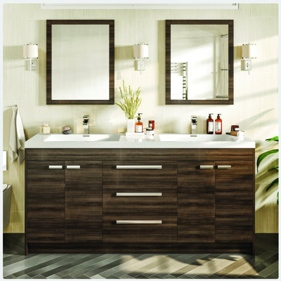 Wauconda 60" Double Bathroom Vanity Set