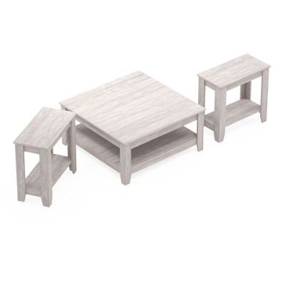 Weddel Basilico 3 Piece Coffee Table