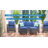 Premium All-Weather Wicker 5 - Person Patio Conversation Set with Cushions-87396553