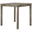Ensemble de salle à manger 5 pièces pour comptoir transitionnel, table de salle à manger carrée 36 pouces avec 4 tabourets à hauteur de comptoir touffetés, chêne