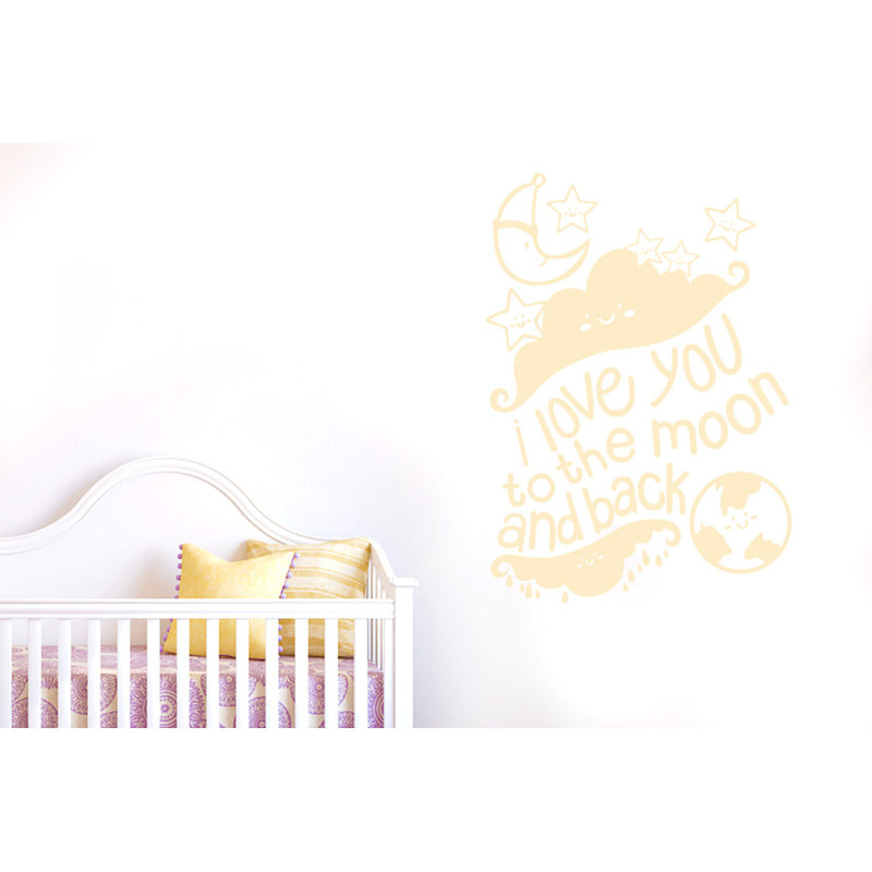Wall Decal, Beige, Large