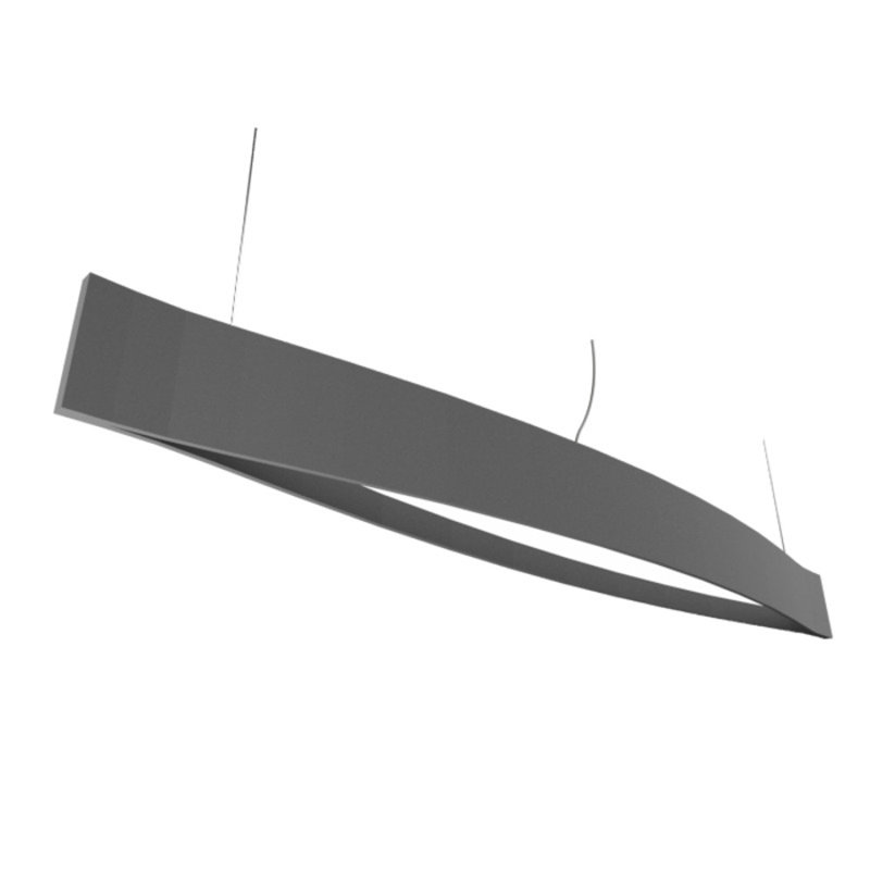 Canoa 1 - Light LED Pendant, Imbuia, 7.02" H x 74.1" W x 7.8" D