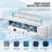 18000 BTU 21.5 SEER Mini Split Air Conditioner & Heater Ductless Inverter System, AC Unit with Condenser, Cools Up to 1000 Sq.Ft.