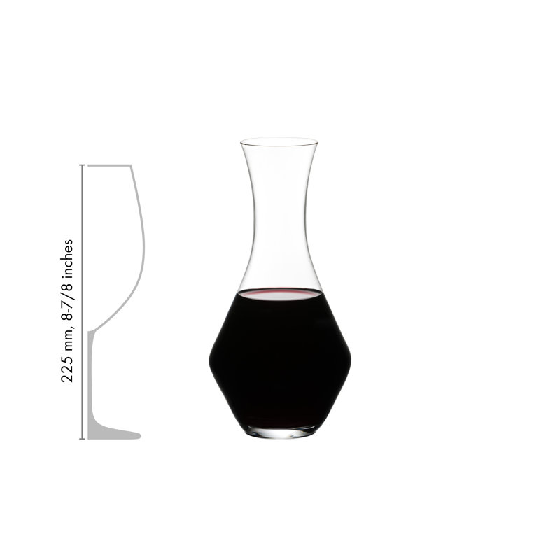 RIEDEL Stemless Wings Set (4 x Cabernet Glasses + 1 x Merlot Decanter)