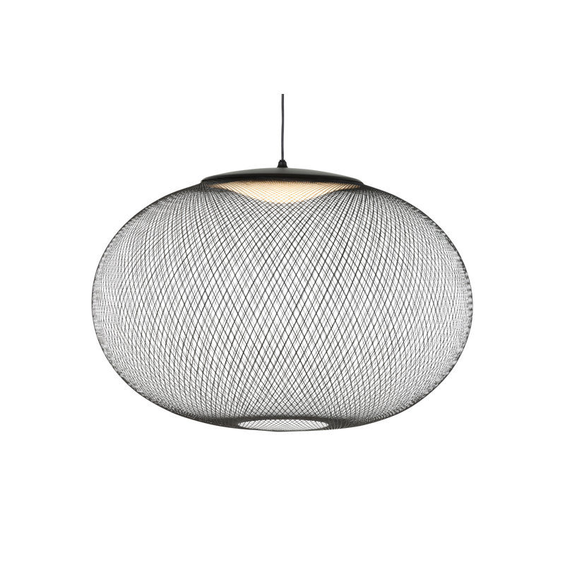 NR2 1 - Light LED Pendant, Black, Medium