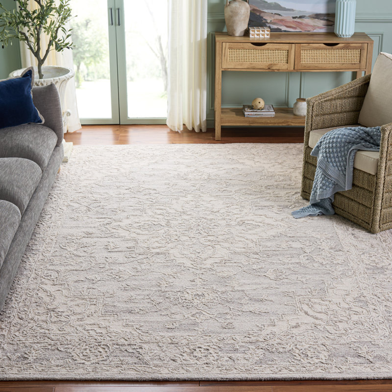 Metro 896 Hand Tufted 85% Wool; 15% Cotton Oriental Rug, Rectangle 8' x 10'