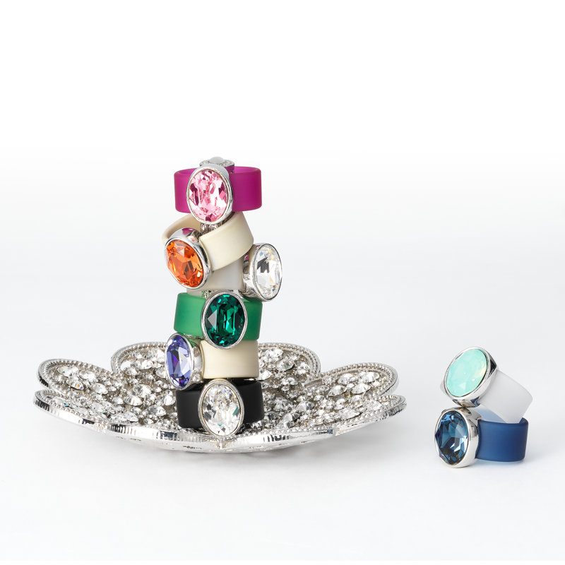Princess Metal Ring Holder, Silver
