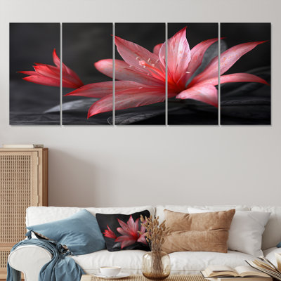Goulart - Hibiscus Canvas Art Set