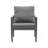 Lounge Chair With Sleek Rope Accents-1935420466