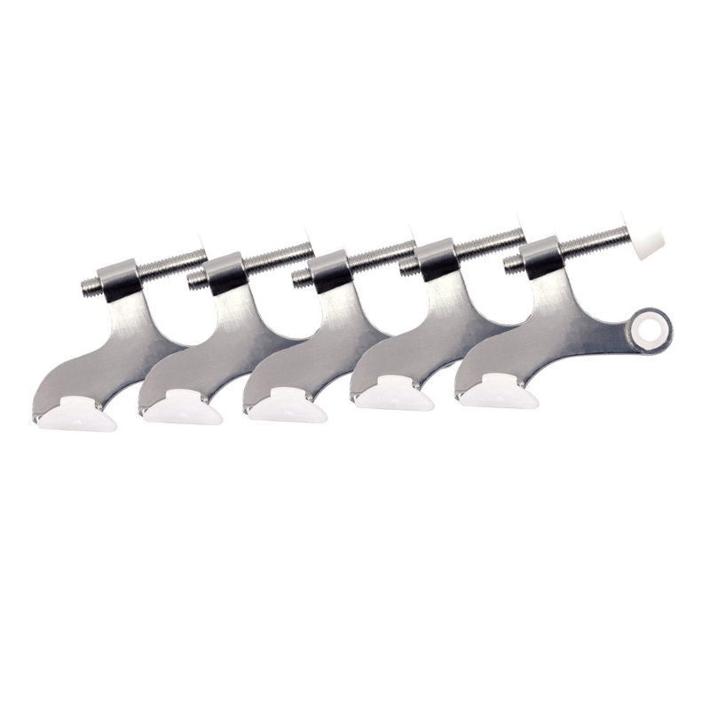 Zinc Hinge Pin Stop, Satin Nickel