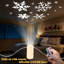 Bougie à DEL sans flamme avec projecteur, 6 glissières des Fêtes, télécommande et minuterie
