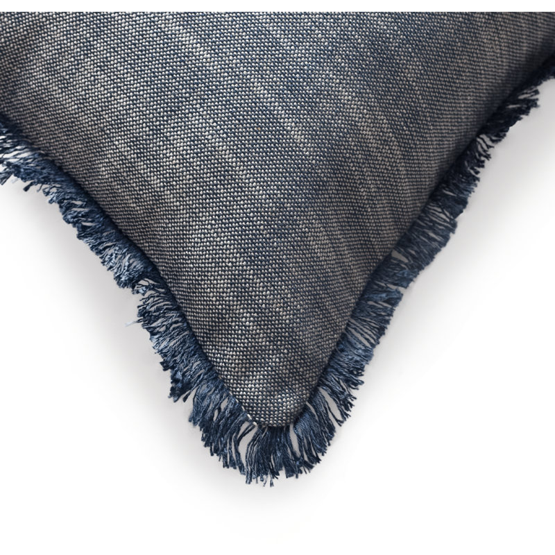Ghalib Rectangular Lumbar Cushion, Blue