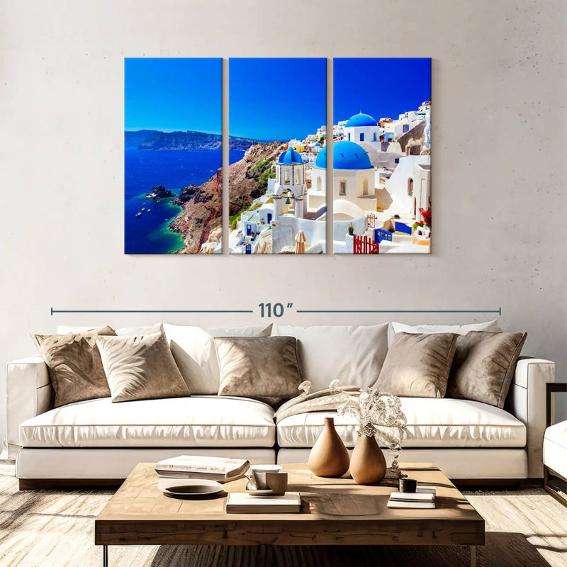Sebbie Scenic Oia, H 48 po x l 74 po