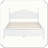 Retro Style Wood Platform Bed Frame Wooden Slat Support Elegant Practical Design,Queen