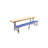AmTab Manufacturing Corporation Rectangle Bench Cafeteria Table-11172814