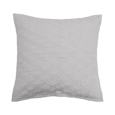 Emory Gray 100% Cotton Piece Sham