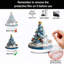 Décoration de fête de Noël en forme de sapin de Noël-153855049