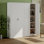 Grand classeur en métal 71 po avec rangement double et 5 portes réglables pour bureau