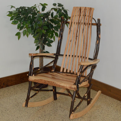 Chaise berçante ZanowitZ Hickory