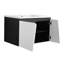 Meuble-lavabo moderne 32 po avec lavabo simple et armoire silencieuse à fermeture en douceur, lavabo mural chic, style contemporain