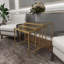Table gigogne en verre Radner