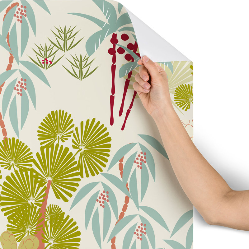 Carreau floral Louvine Peel & Stick, L 96 po x l 24 po