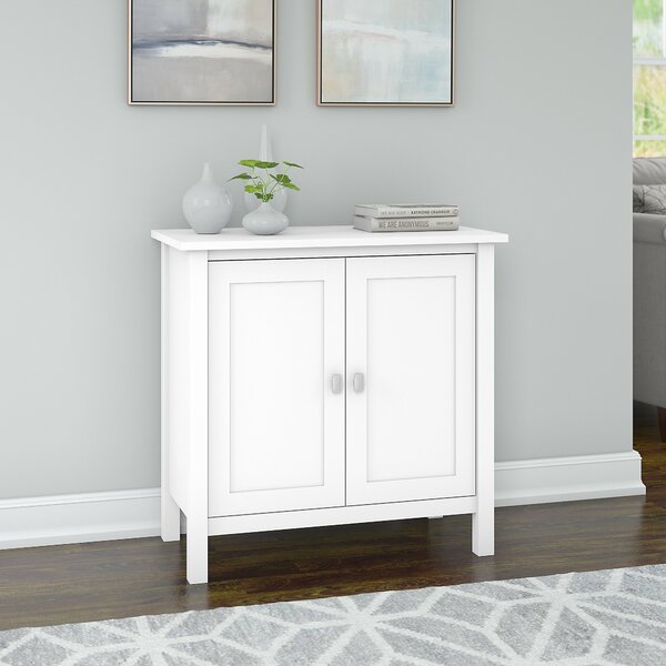 Lark Manor Ailynn - Drawer 2 - Door Accent Cabinet, White/Black & Reviews