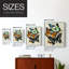 «Collage Butterflies I», reproduction encadrée - bois massif-2027736448-2027736462