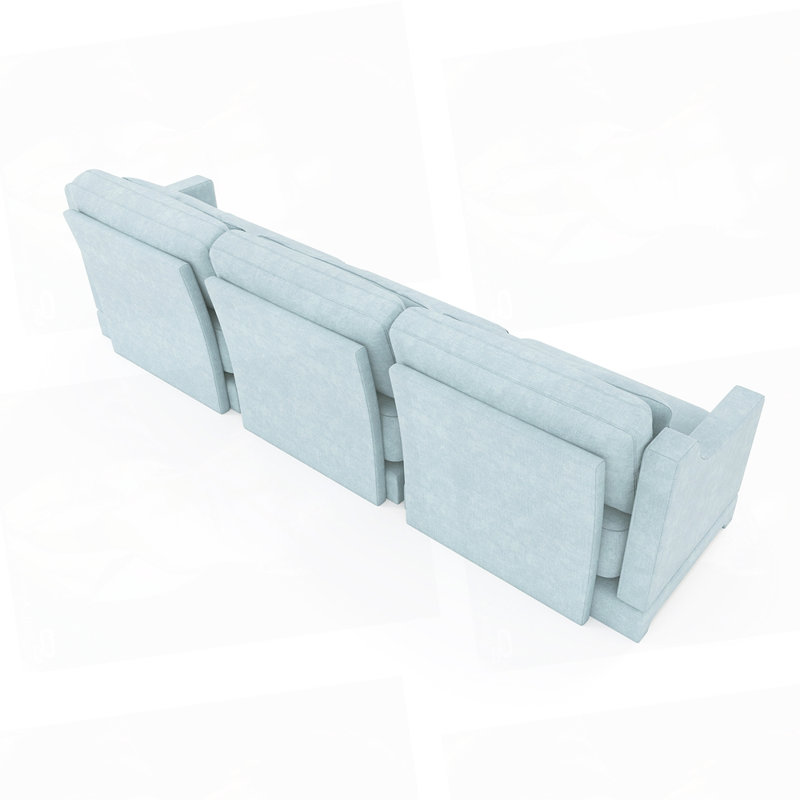 Canapé 106 po en chenille, Bleu