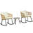 3 Piece Bistro Set With Cushions