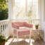 Chaise avec accoudoirs moderne en métal pour salon, chambre à coucher (ensemble de 2)-1847138577-1847138578