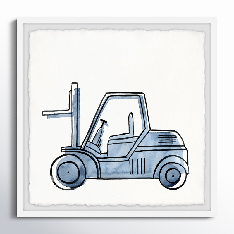 Triptyque camions de fabrication, H 12 po x l 12 po x P 1,5 po