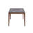 Engineered Stone Top & Walnut Finish Dining Table