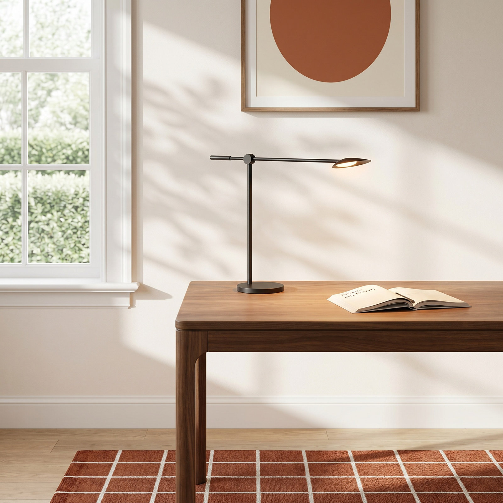 Rotaire Metal USB Desk Lamp