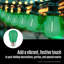 2 Watt (40 Watt Equivalent) Green S14 Filament LED Light Bulb, Medium Base, 6 Pack