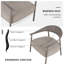 Ensemble de chaises de patio 3 pièces Modern-320167797