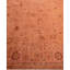 Tapis rose unique en laine 6 pi 2 po x 6 pi 3 po Huckstep