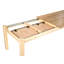 Extending Dining Table Light Ash Wood 180/280 cm 100 cm