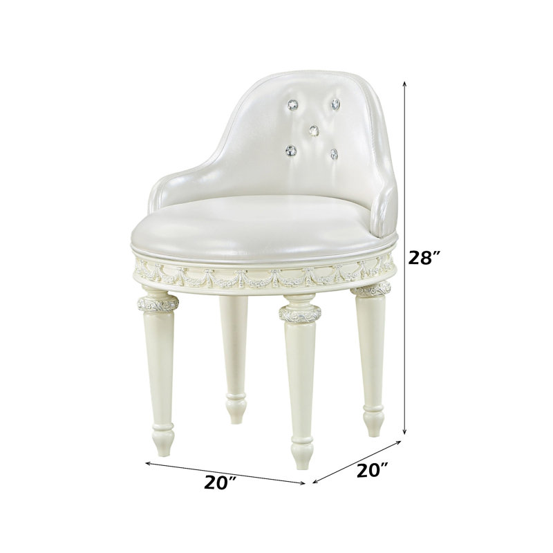 Chaise d'appoint rembourrée