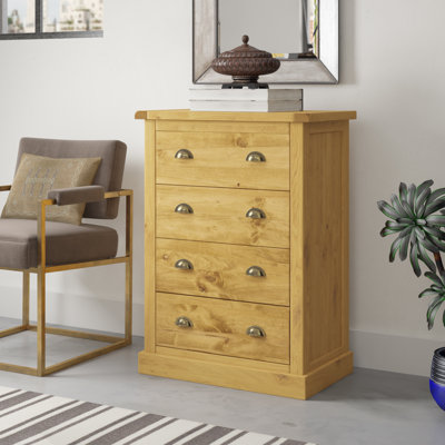 Sarkar 70 cm W Chest of 4 Drawers