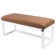 Faux Leather Upholstered Bench