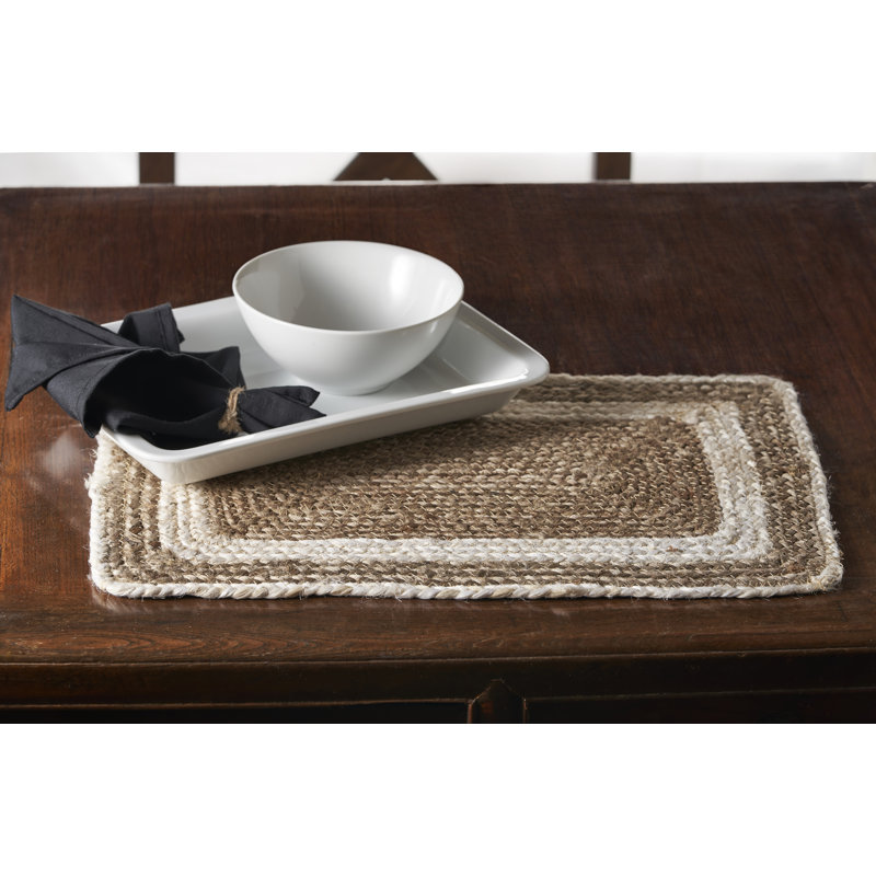 Nakia Bordered Jute 19" Placemat
