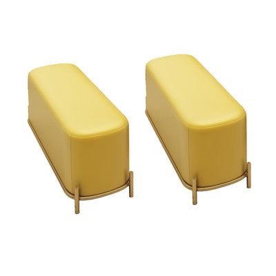 Febie Faux Leather Upholstered Bench