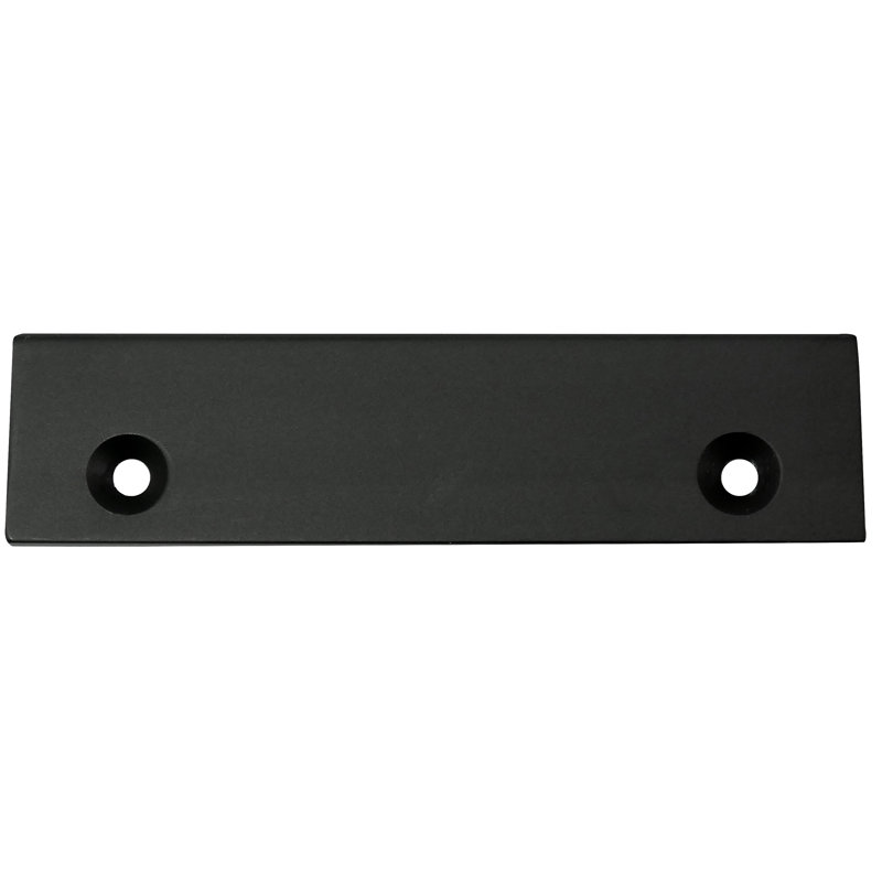 Poignée d'armoire 12 po Laurey, Noir mat, 5-1/8"