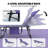 Portable Tanning Chair, Folding Outdoor Chaise Lounge With Adjustable Backrest And Comfortable Fabric