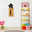 Élégant accessoire mural décoratif en bois, finition noire, 11,8 x 33,9 x 1,2 pouces | 50% bois véritable et 50% métal | Variations de couleurs uniques pour un décor personnalisé | Parfait pour la maison ou le bureau
