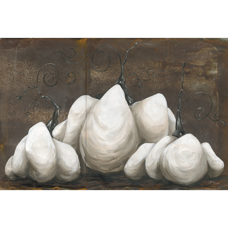 «Autumn Harvest» par Hollihocks, reproduction d'art, H 32 po x l 48 po, Non, Toile tendue